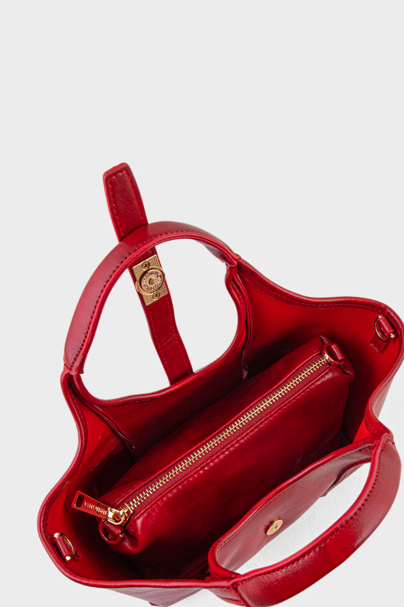 Satchel Shoulder Bags BH0163-Burgundy