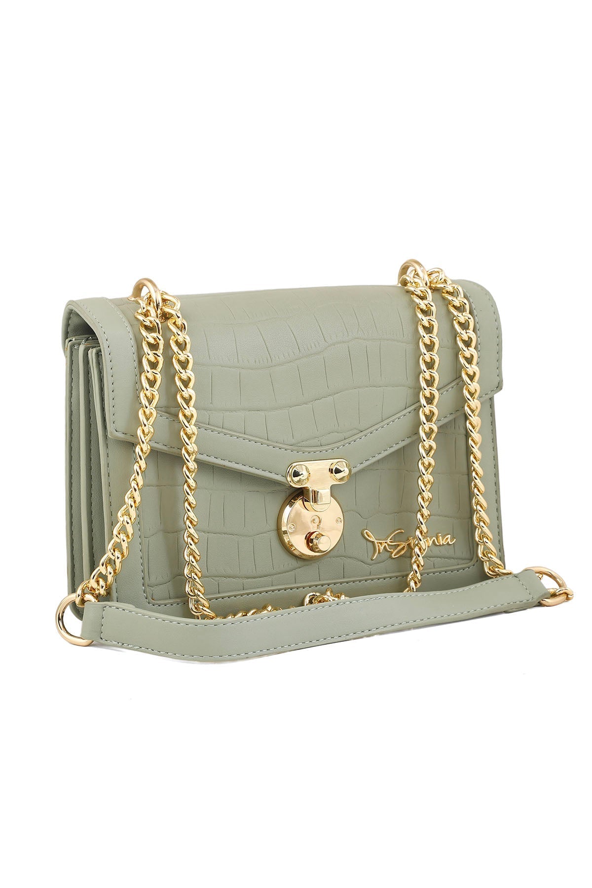 Flap Shoulder Bags B14760-Green