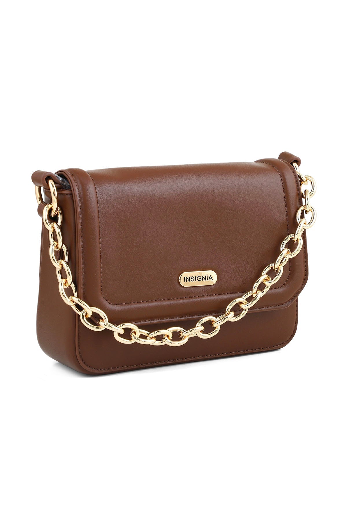 Flap Shoulder Bags B15030-Brown