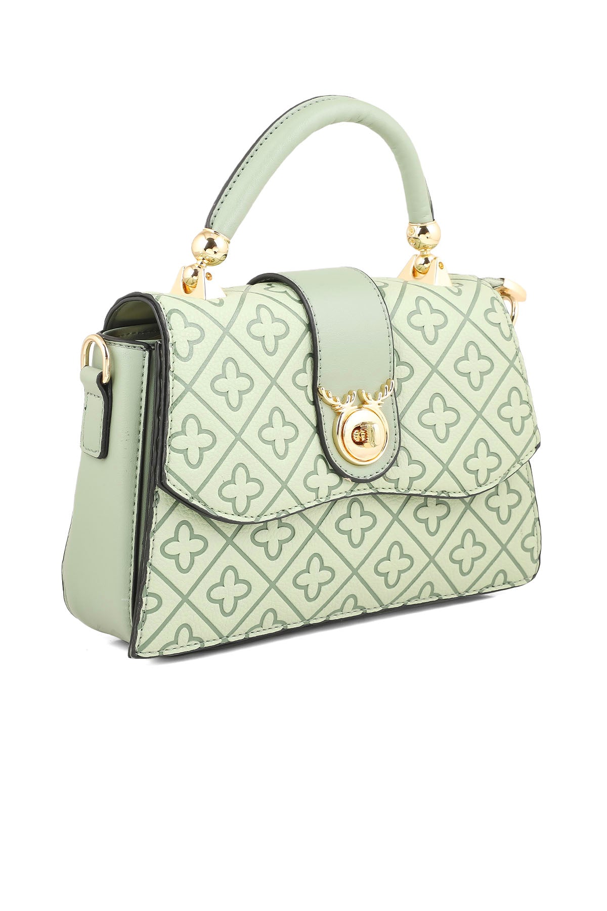 Top Handle Hand Bags B15082-Grey