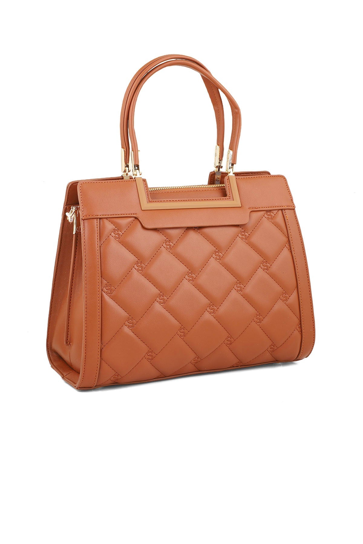 Formal Tote Hand Bags B15094-Brown