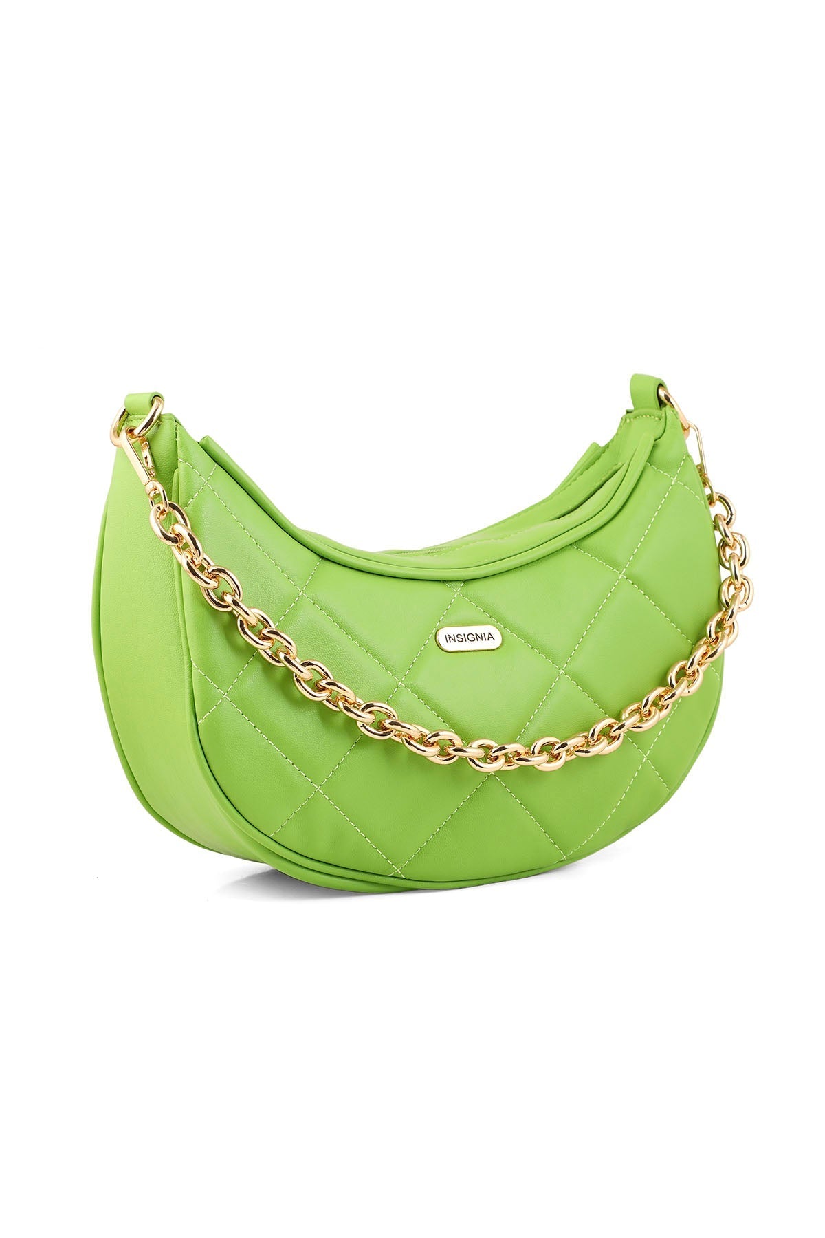 Baguette Shoulder Bags B15137-Green