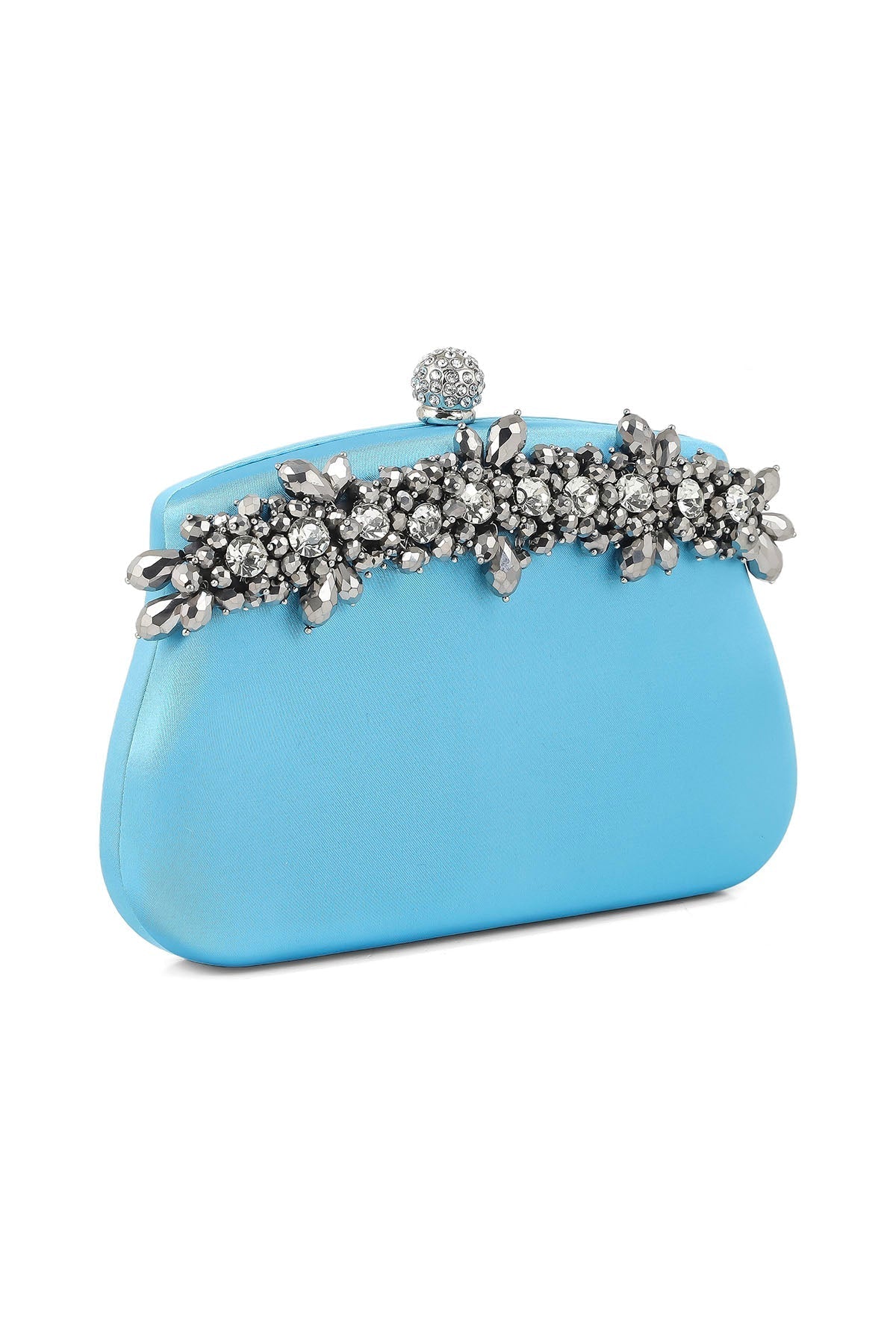 Party Wear Clutch B21545-Blue
