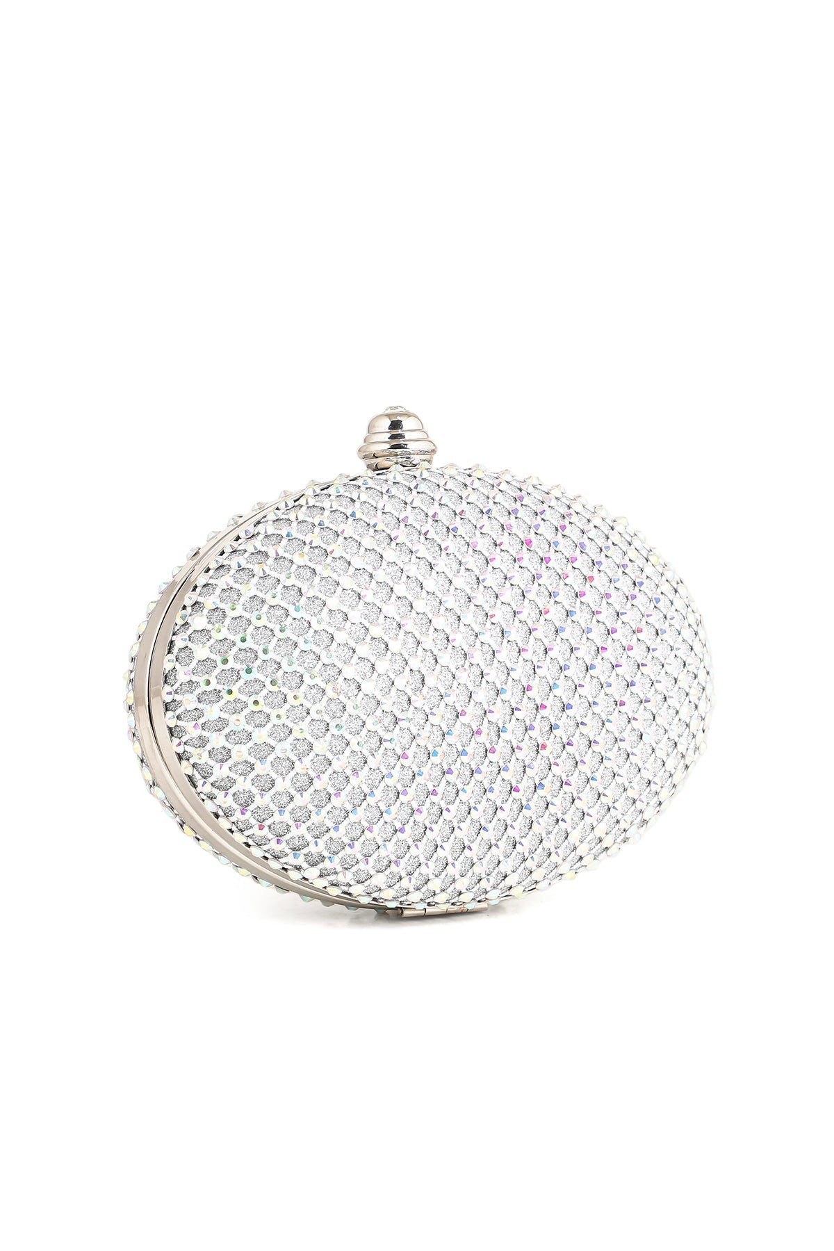 Party Wear Clutch B21565-Silver