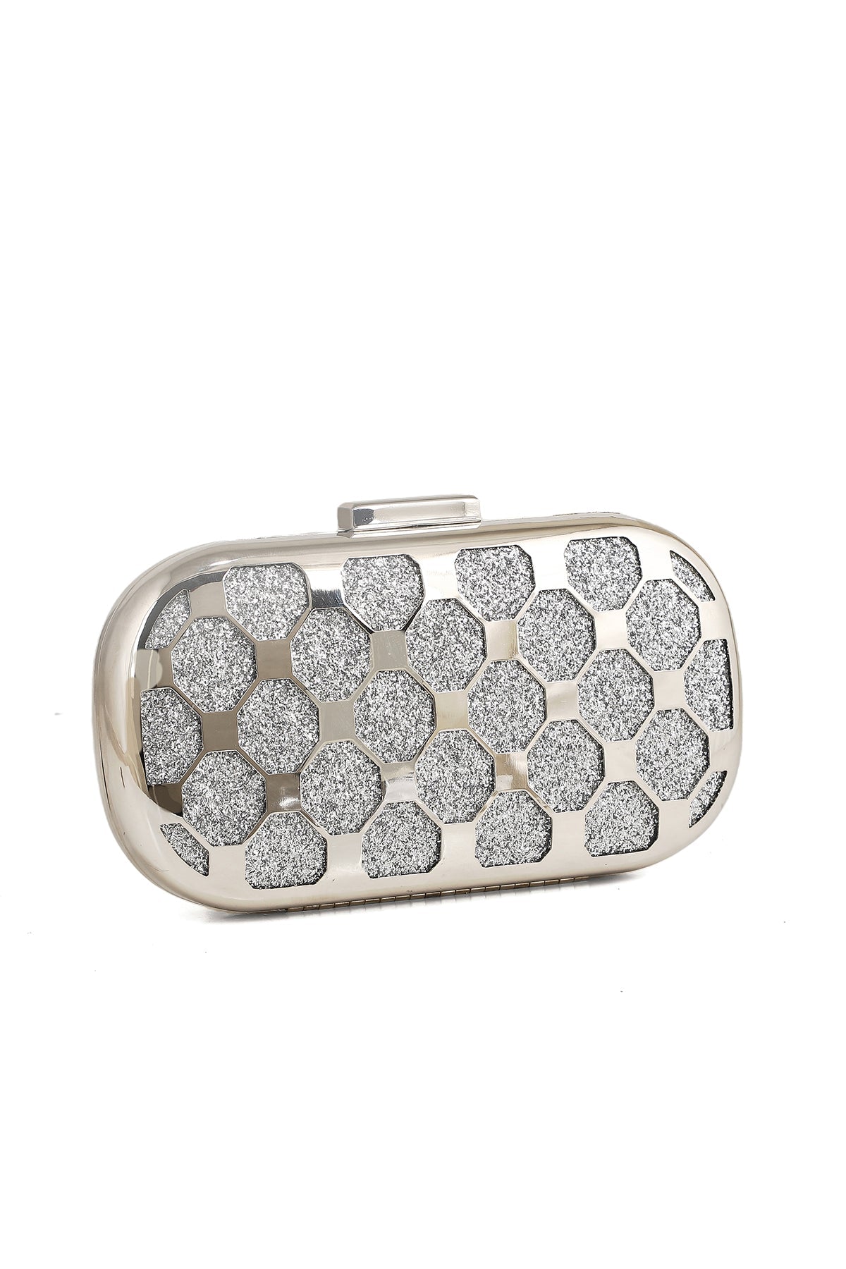 Wedding Clutch B21566-Silver