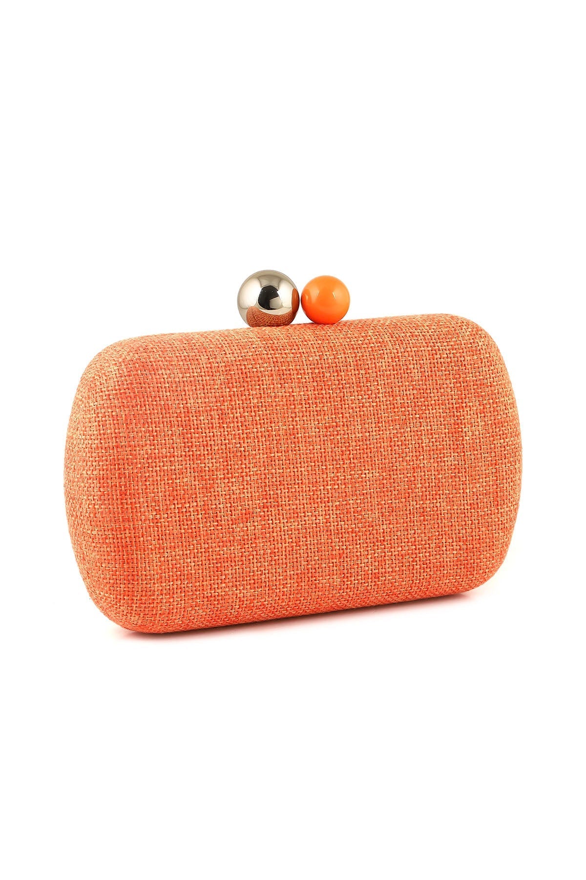 Party Wear Clutch B21569-Orange