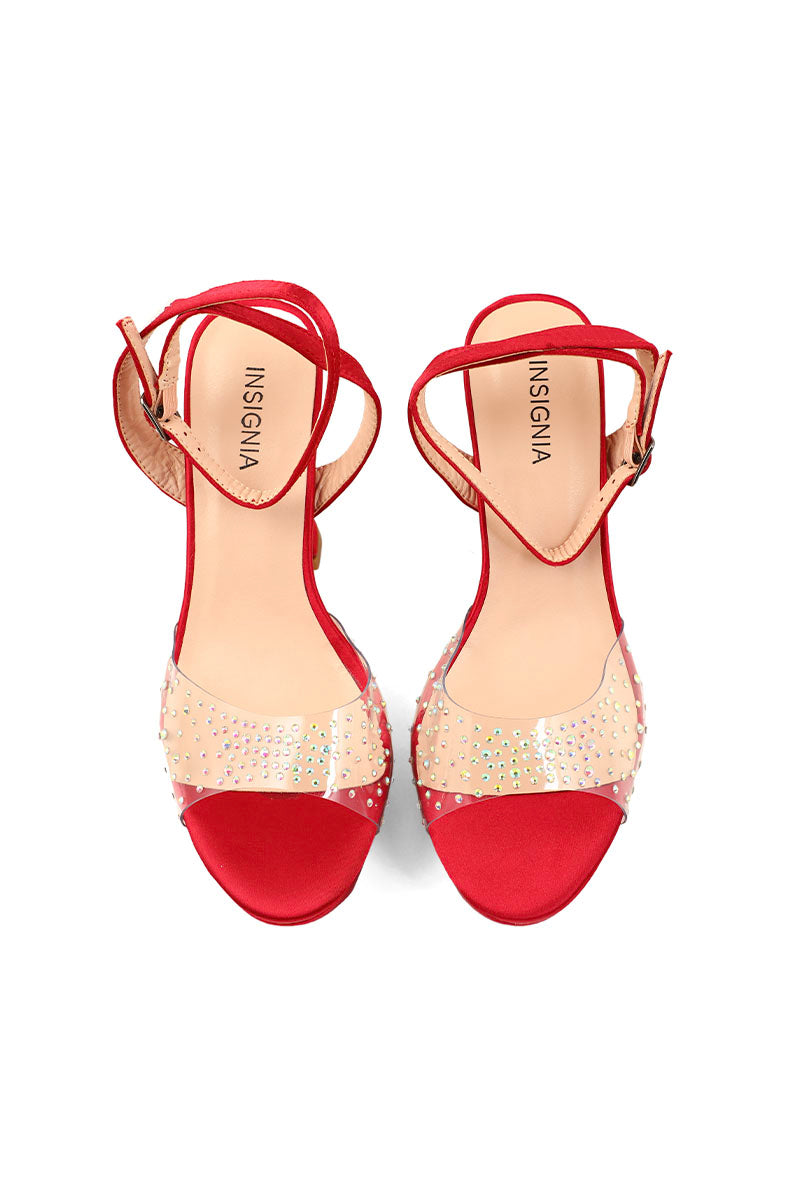 Party Wear Sandal I23455-Maroon