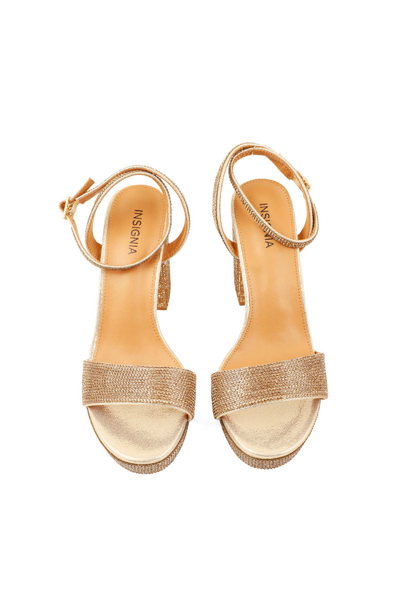 Party Wear Sandal I23459-Golden