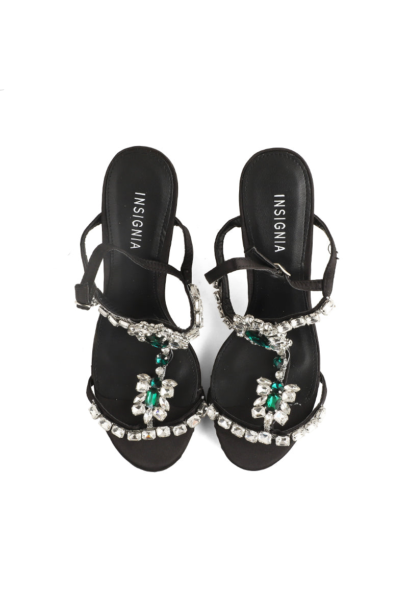 Party Wear Sandal I23663-Black