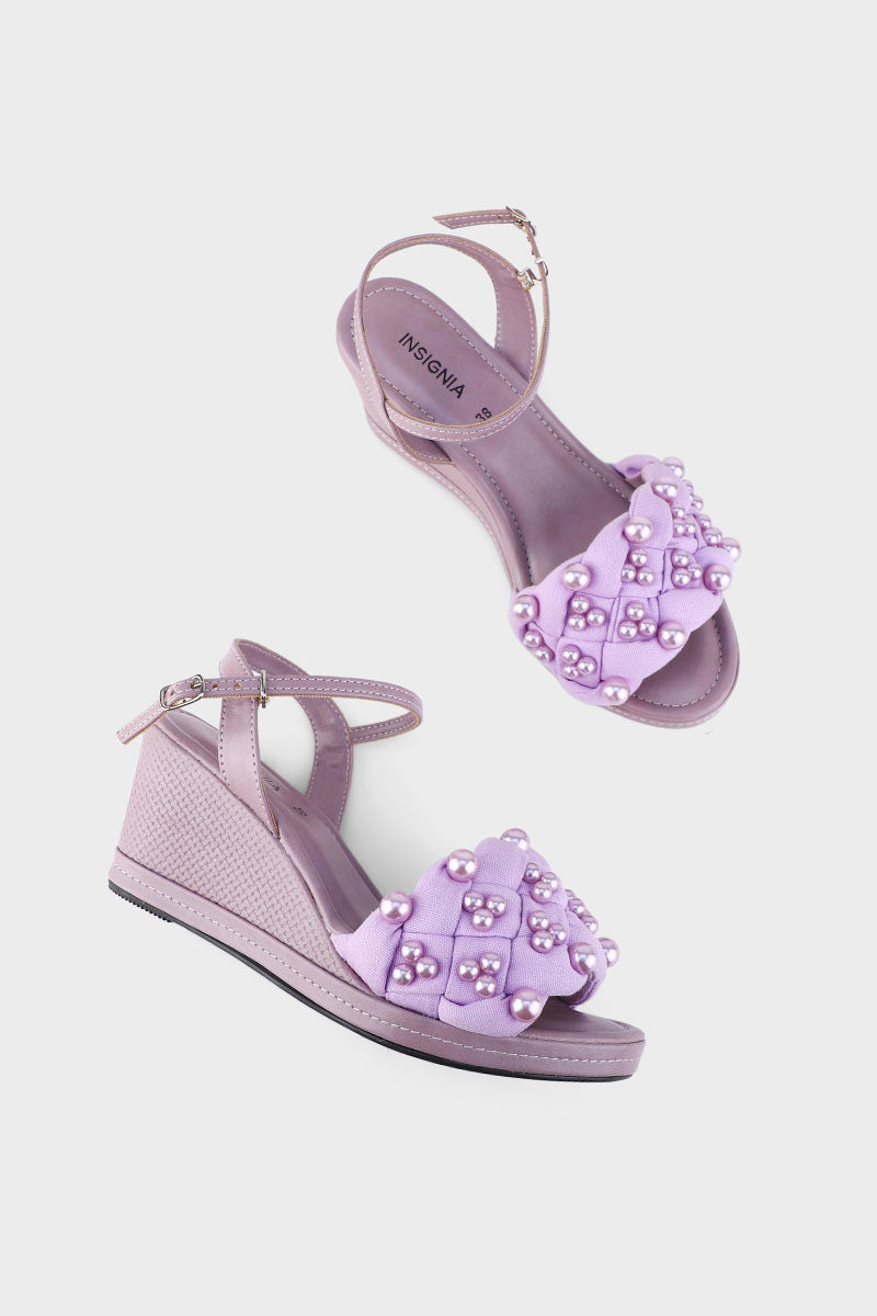 Party Wear Sandal I23693-Purple