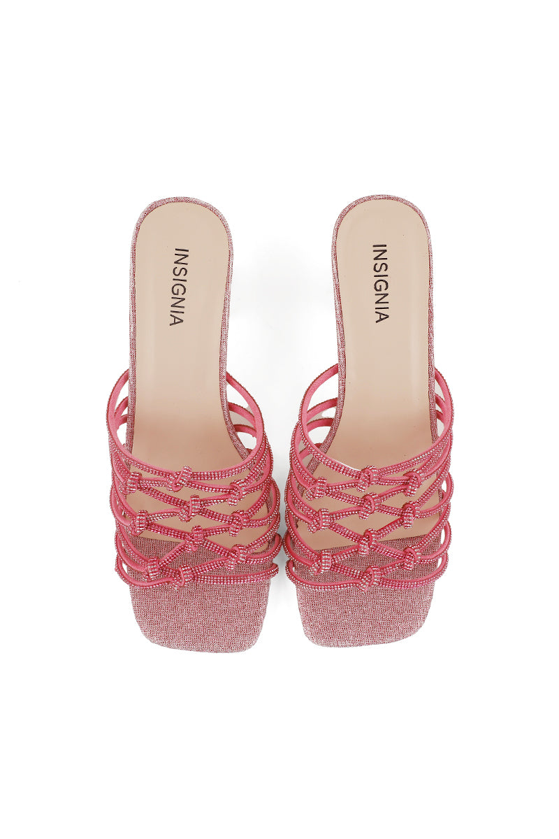 Party Wear Slip On I29225-Peach