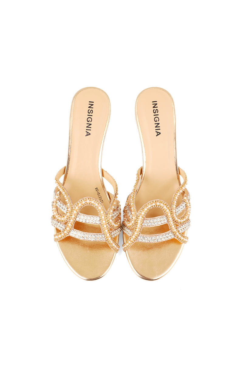 Party Wear Slip On I29270-Copper