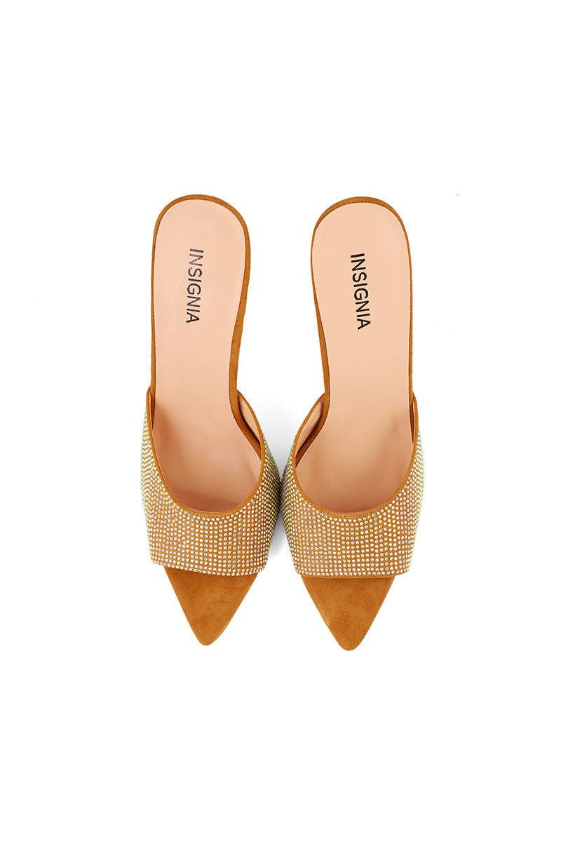 Party Wear Slip On I29279-Coffee