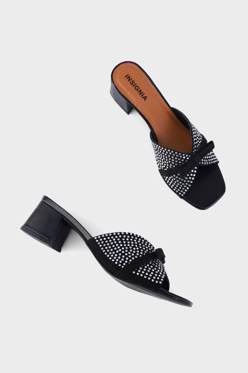 Party Wear Slip On I29289-Black