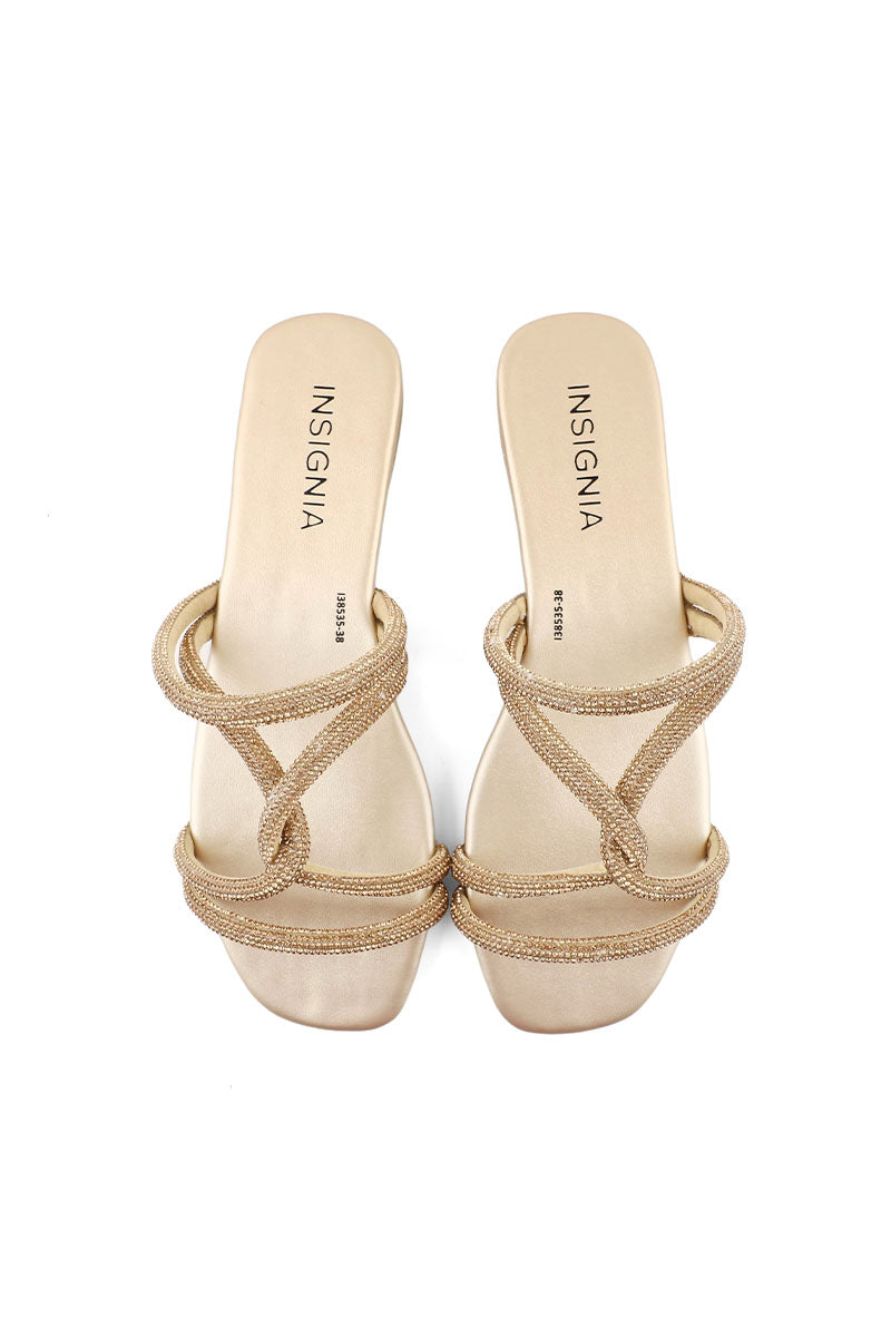 Formal Slip On I38535-Golden