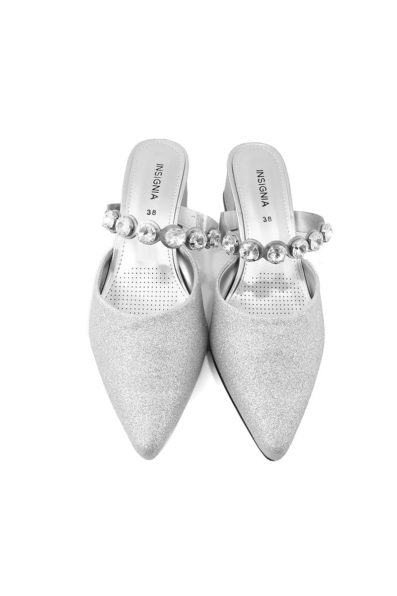 Party Wear Sling Back I47242-Silver