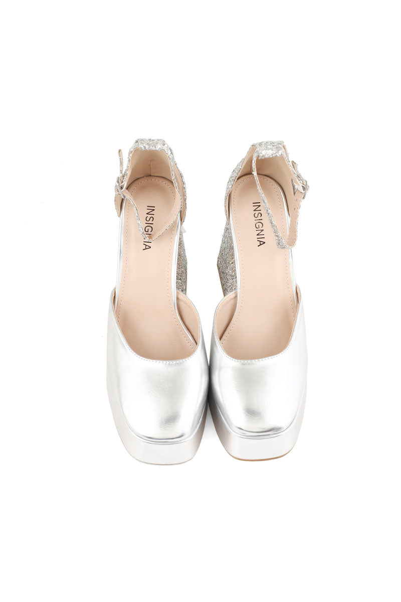 Party Wear Sling Back I47261-Silver