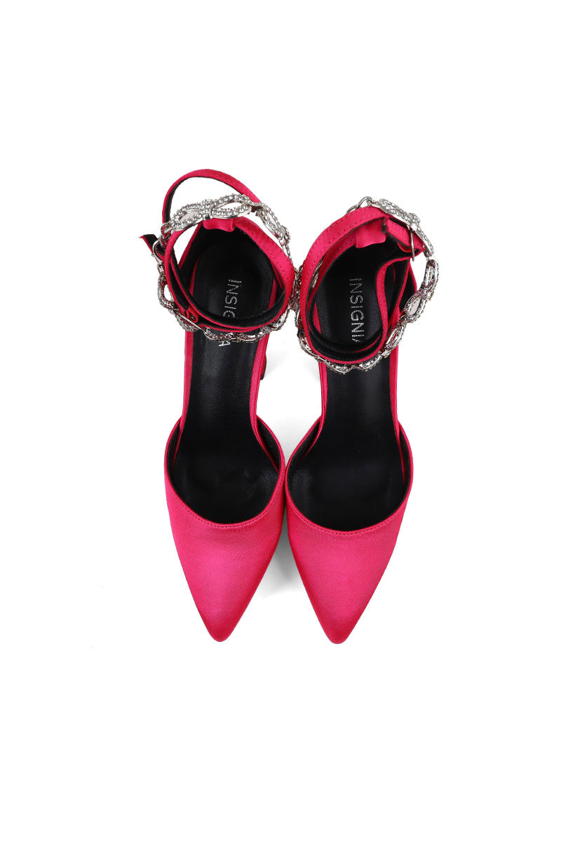 Party Wear Sling Back I47262-Skpink