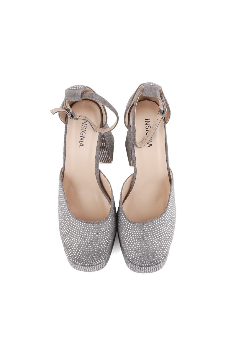 Party Wear Sling Back I47263-Grey
