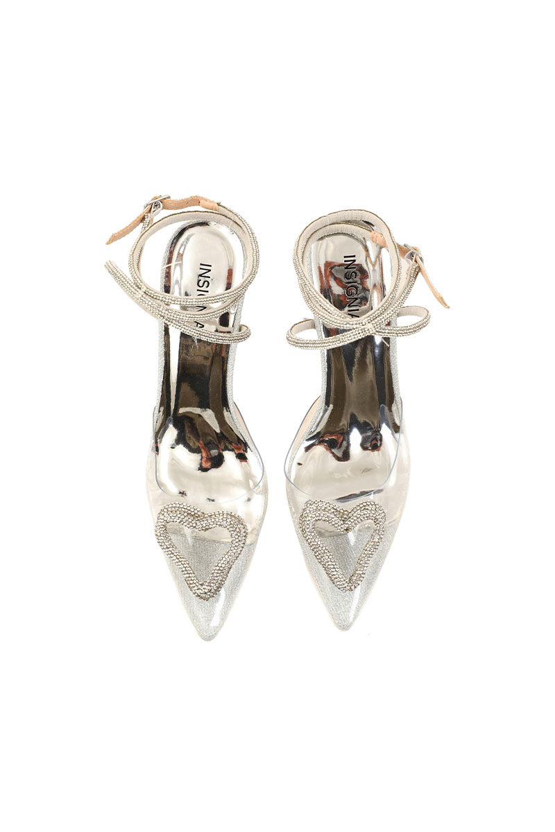 Party Wear Sling Back I47266-Silver