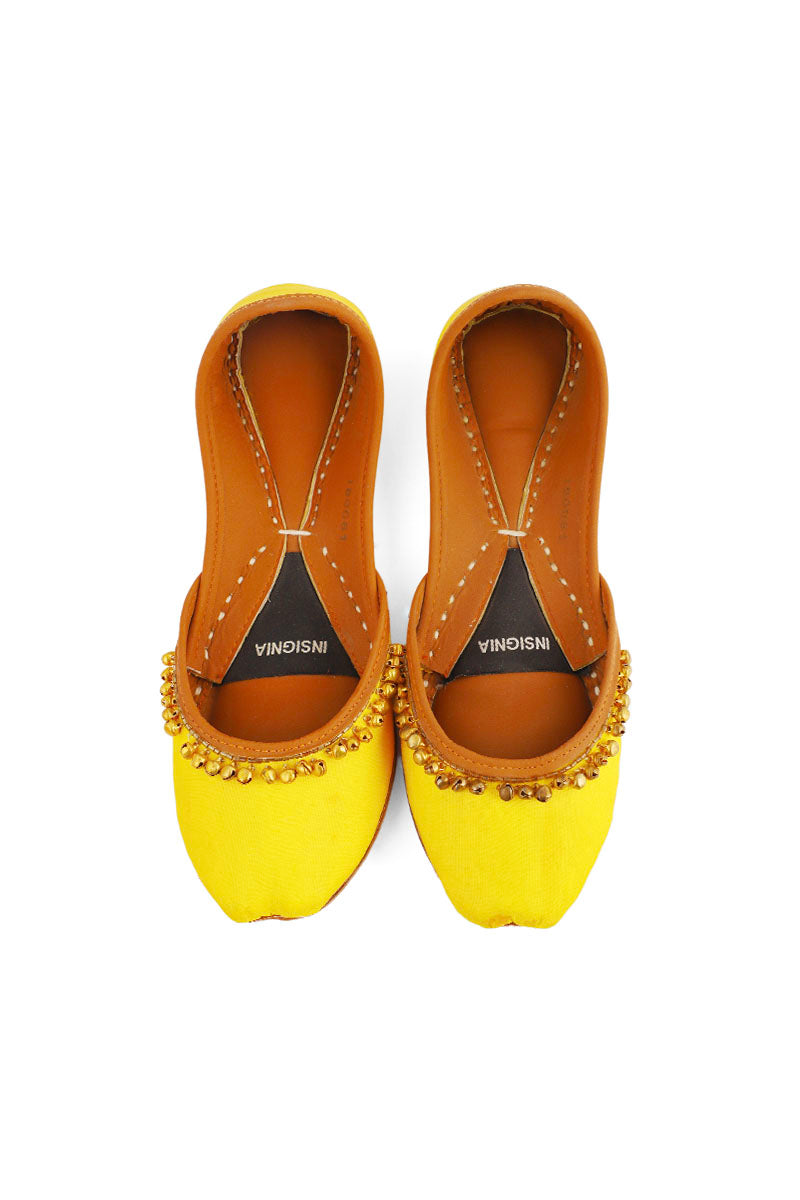 Ethnic Khussa I80061-Yellow
