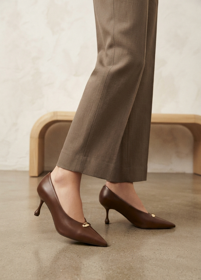 Formal Court Shoes IF5116-Dark Brown