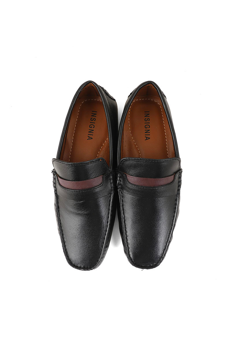 Men Casual Driving Mocs M22072-Black