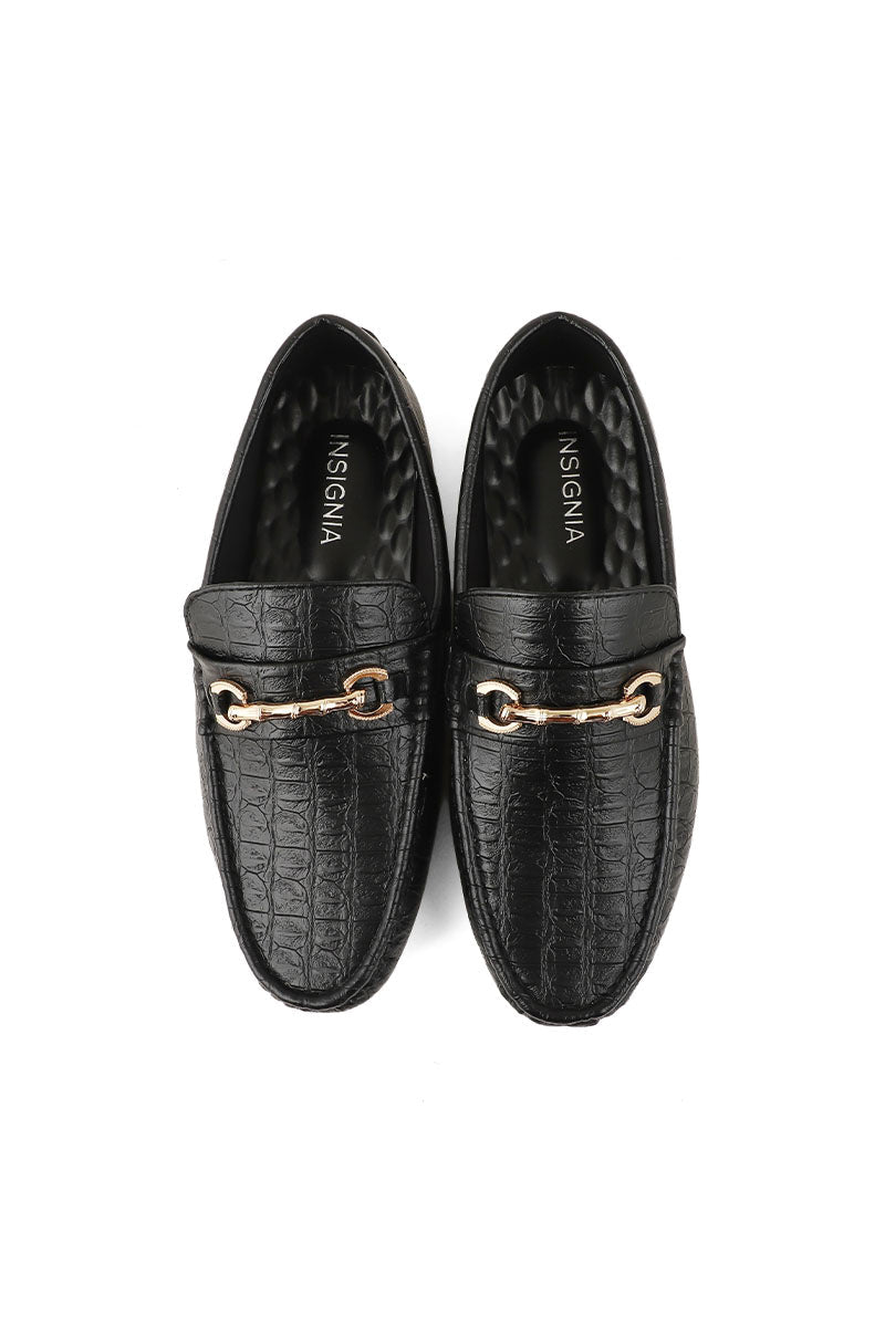 Men Casual Driving Mocs M26068-Black