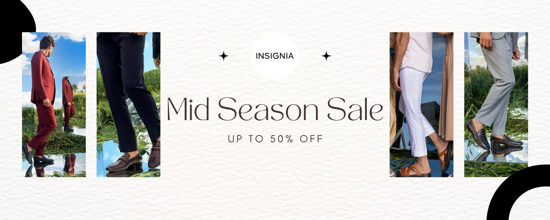 Step into Elegance: Insignia's Mid-Season Sale - Up to 50% Off on Men's Shoes