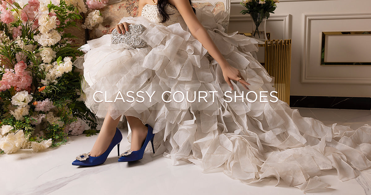 Elegant on sale court shoes