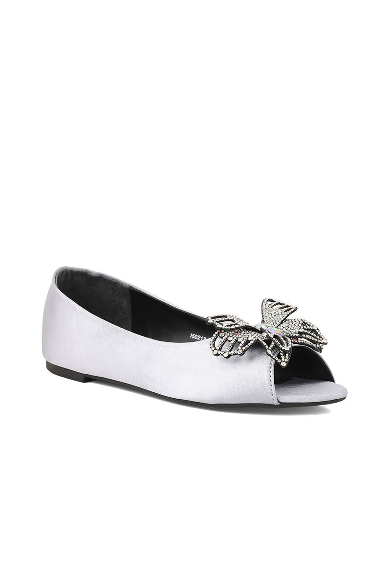 Formal Peep Toes I50213-Silver
