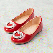 Girls Formal Pumps GF6004-Red