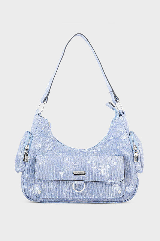 Casual Hobo Hand Bags BH0051-Blue