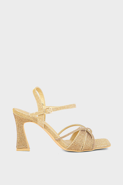 Party Wear Sandal IP2035-Golden