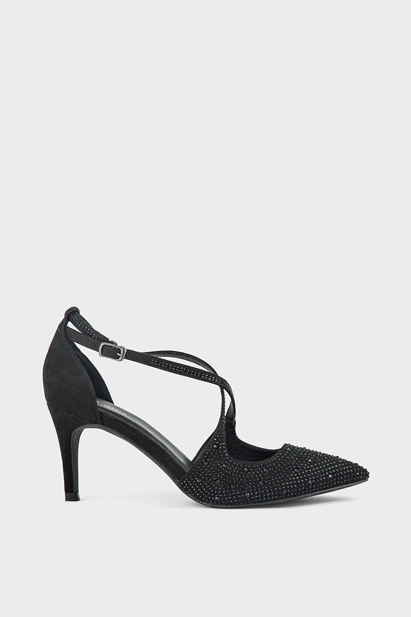 Party Wear Court Shoes IP5023-Black