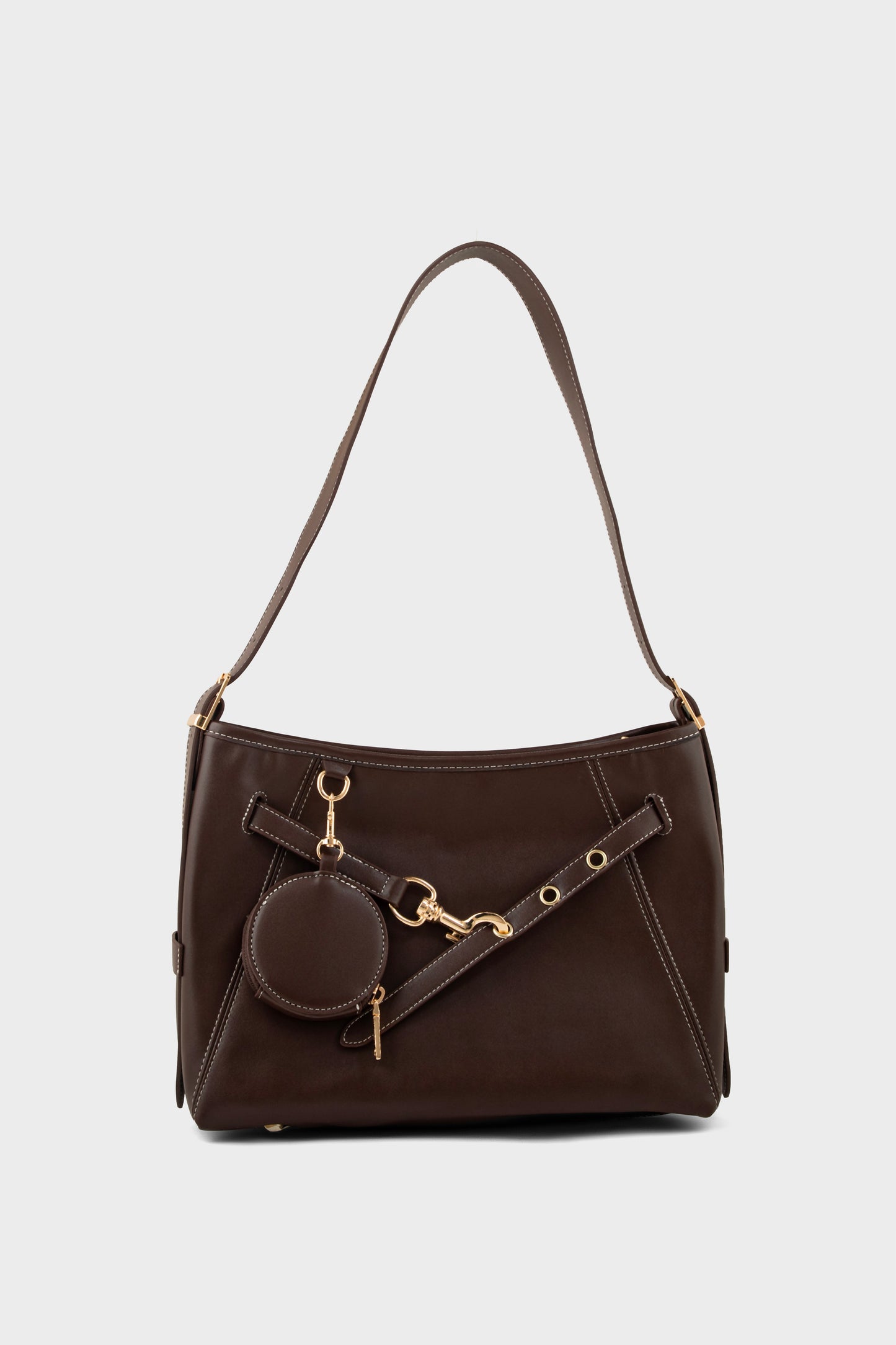 Formal Shoulder Bags BS2337-Brown