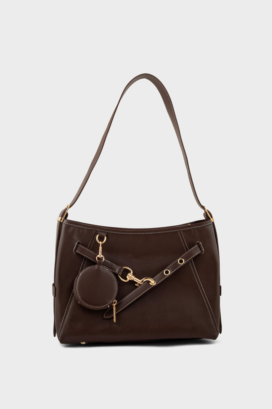 Formal Shoulder Bags BS2337-Brown