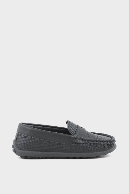 Boys Casual Moccasin BC7002-Black