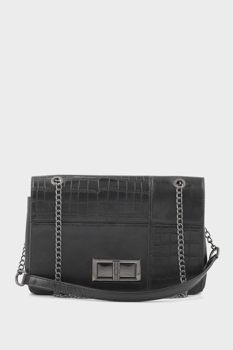 Cross Shoulder Bags B14980-Black