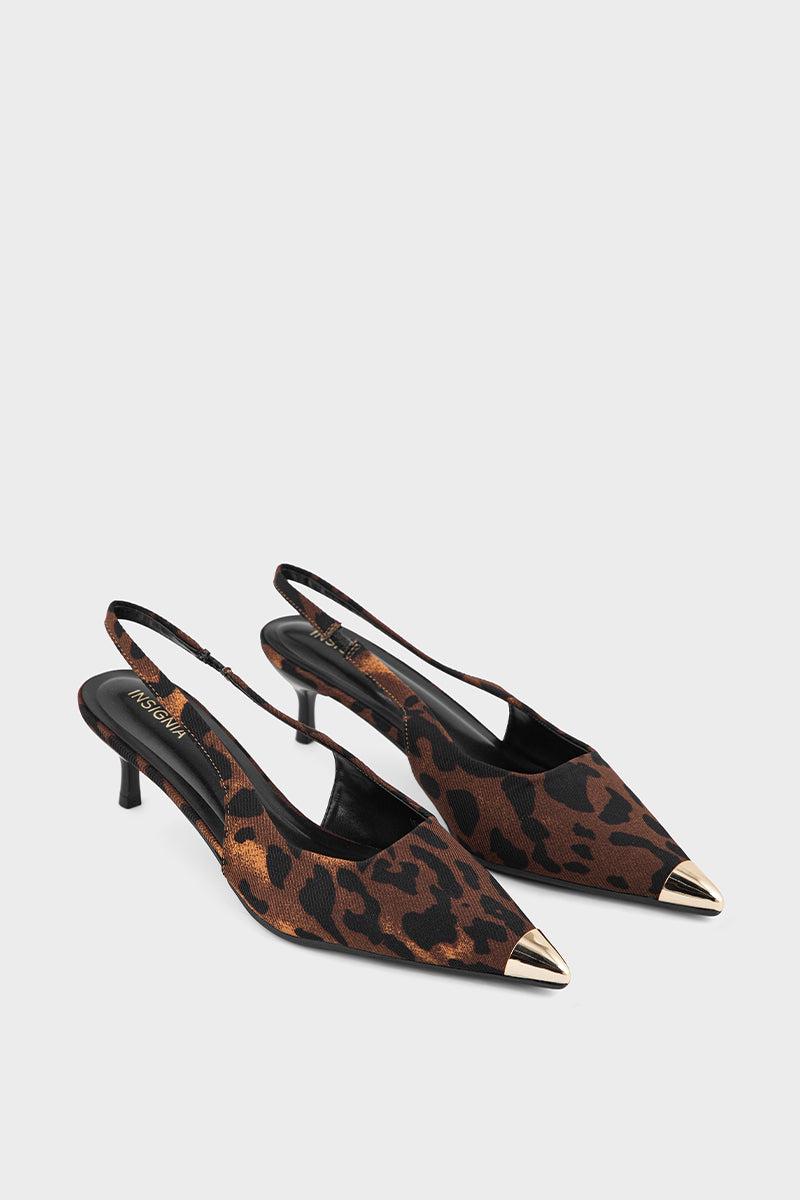Formal Sling Back IF4089-Cheetah