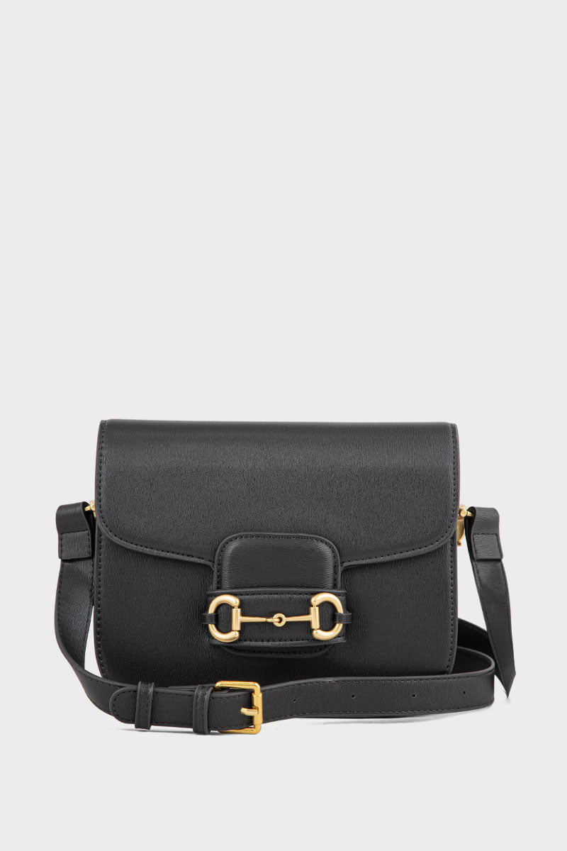 Flap Shoulder Bags BS2124-Black