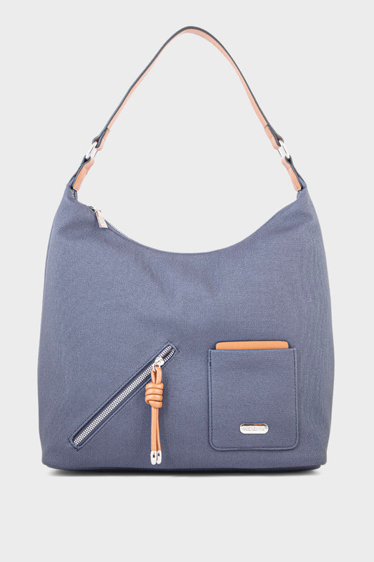 Casual Hobo Hand Bags BH0049-Navy