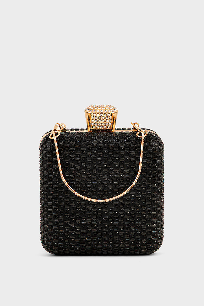 Party Wear Clutch BK4072-Black