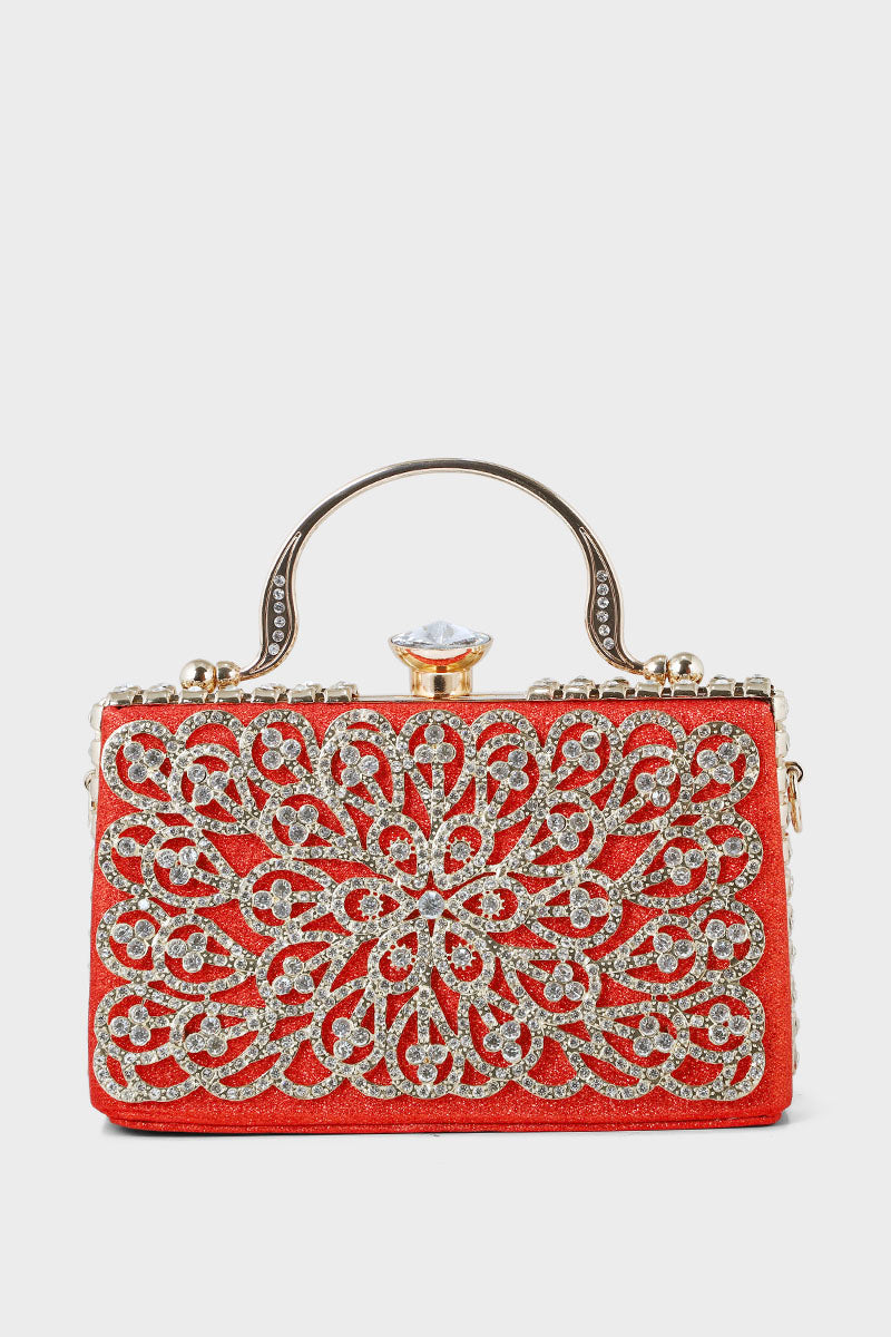 Wedding Clutch B21607-Red