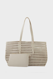 Tote Hand Bags BS2216-Ivory