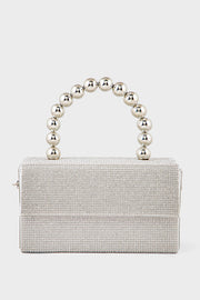 Party Wear Clutch BH0122-Silver