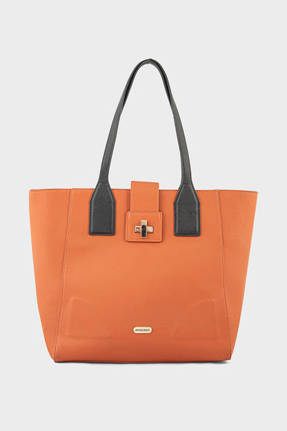 Tote Hand Bags B15151-Brown