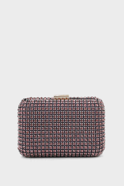 Party Wear Clutch BK4004-Rose Gold
