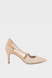 Party Wear Court Shoes IP5023-Beige