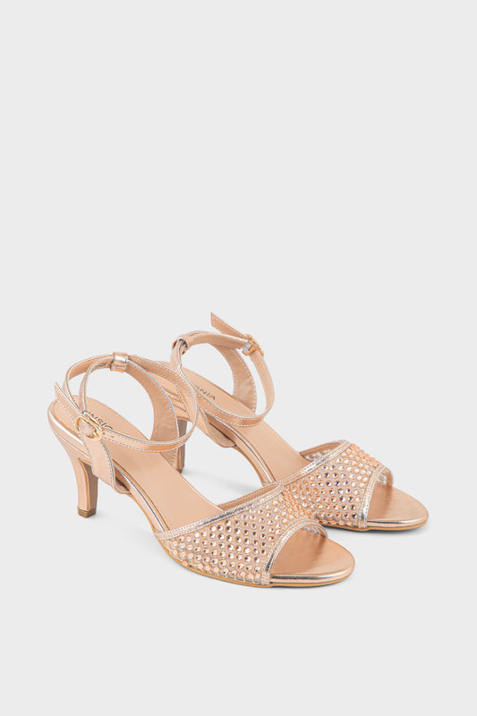 Party Wear Slip On IP2071-Rose Gold